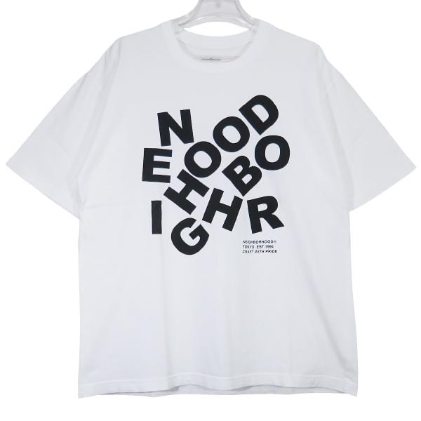 NEIGHBORHOOD NH . Tee SS-25 "White"