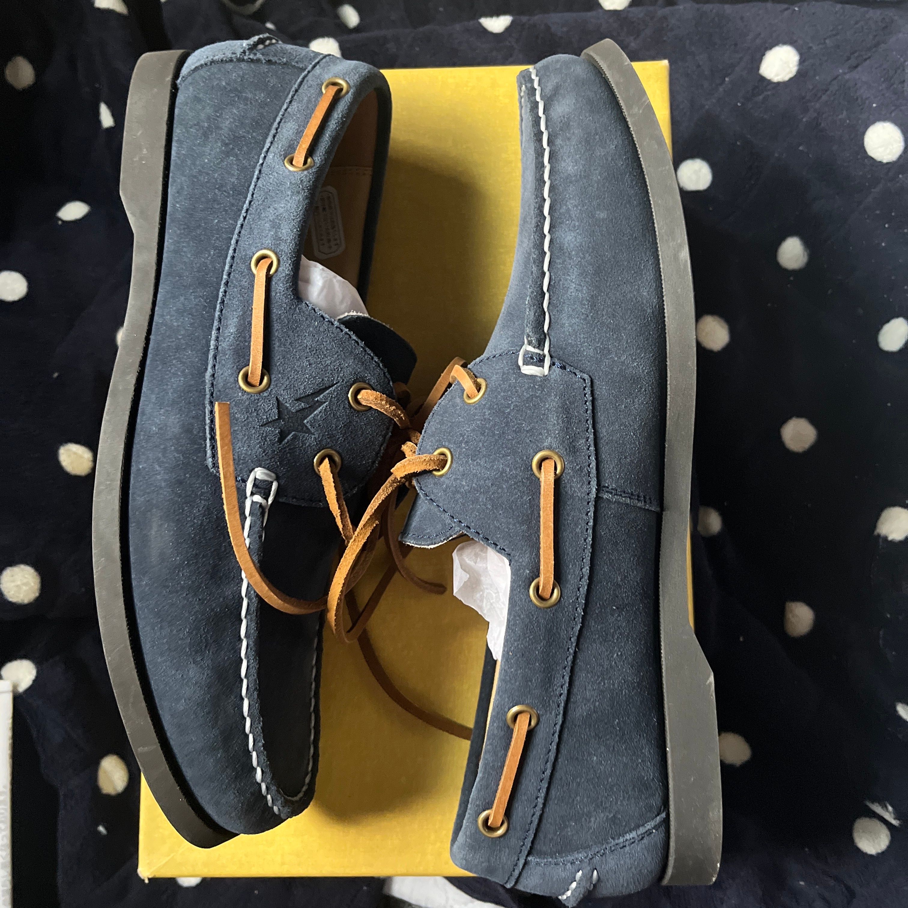 リーガル×エイプ デッキシューズ