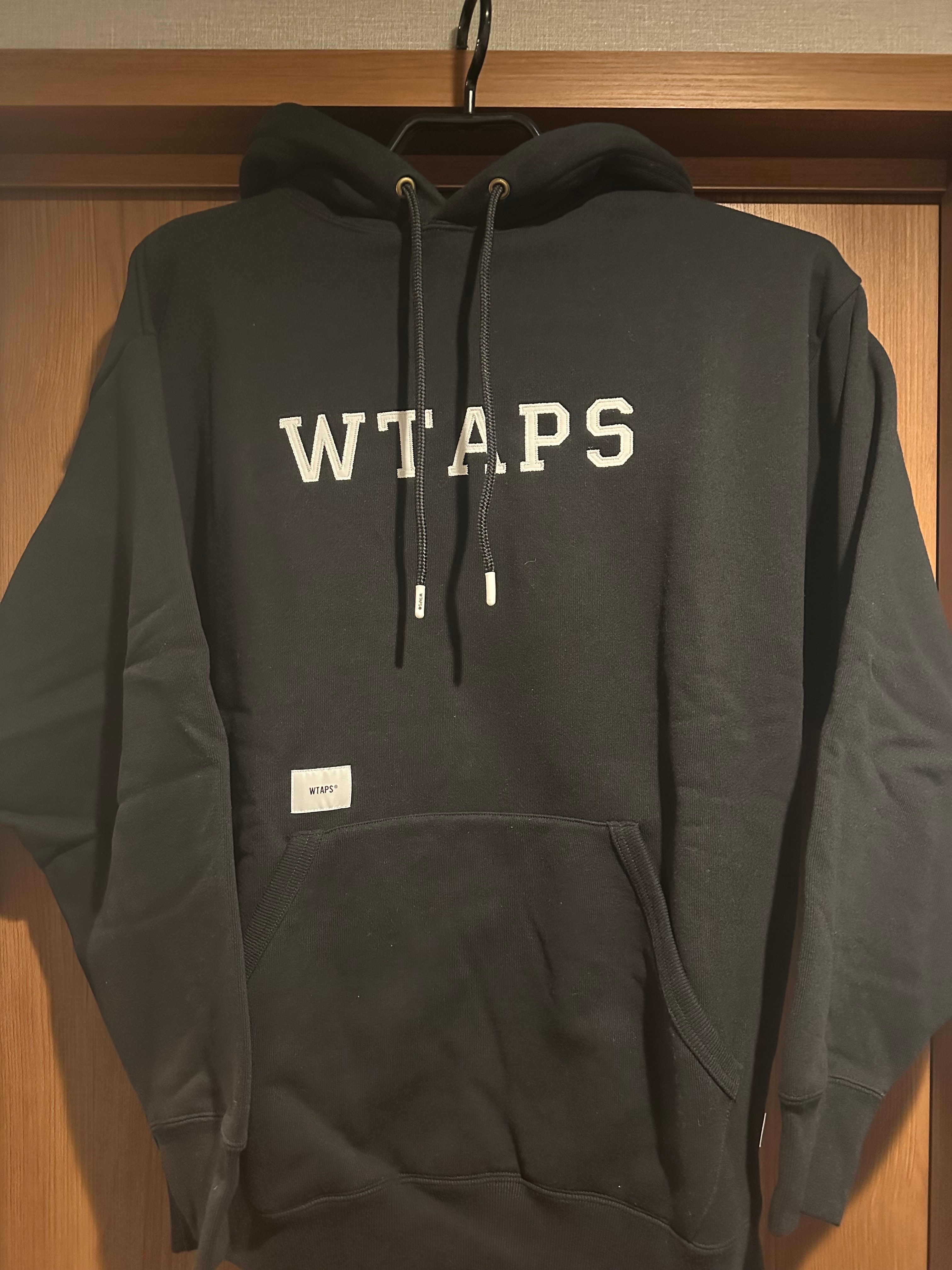 Wtaps Academy / Hoody / Cotton. College "Black"