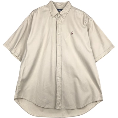 古着 ラルフローレン Ralph Lauren 半袖 ボタンダウンシャツ メンズXL相当/eaa641049