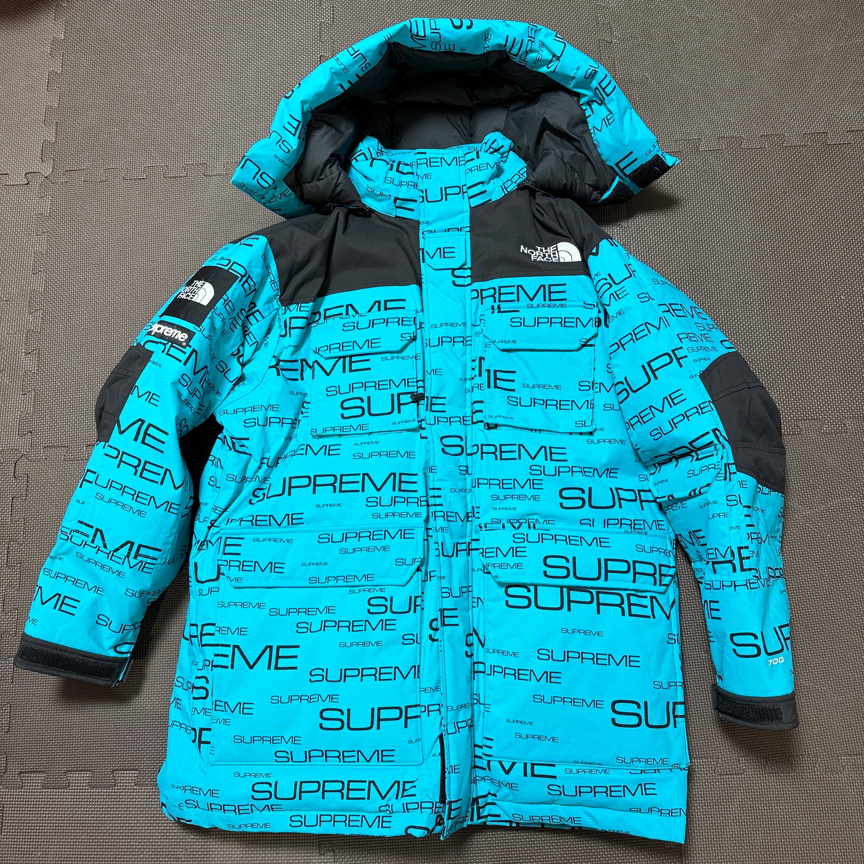 シュプリーム x ザノースフェイス コールドワークス 700フィル ダウン パーカ "ティール"