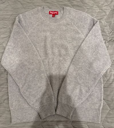 Supreme Terry Small Box Sweater "Heather Grey"