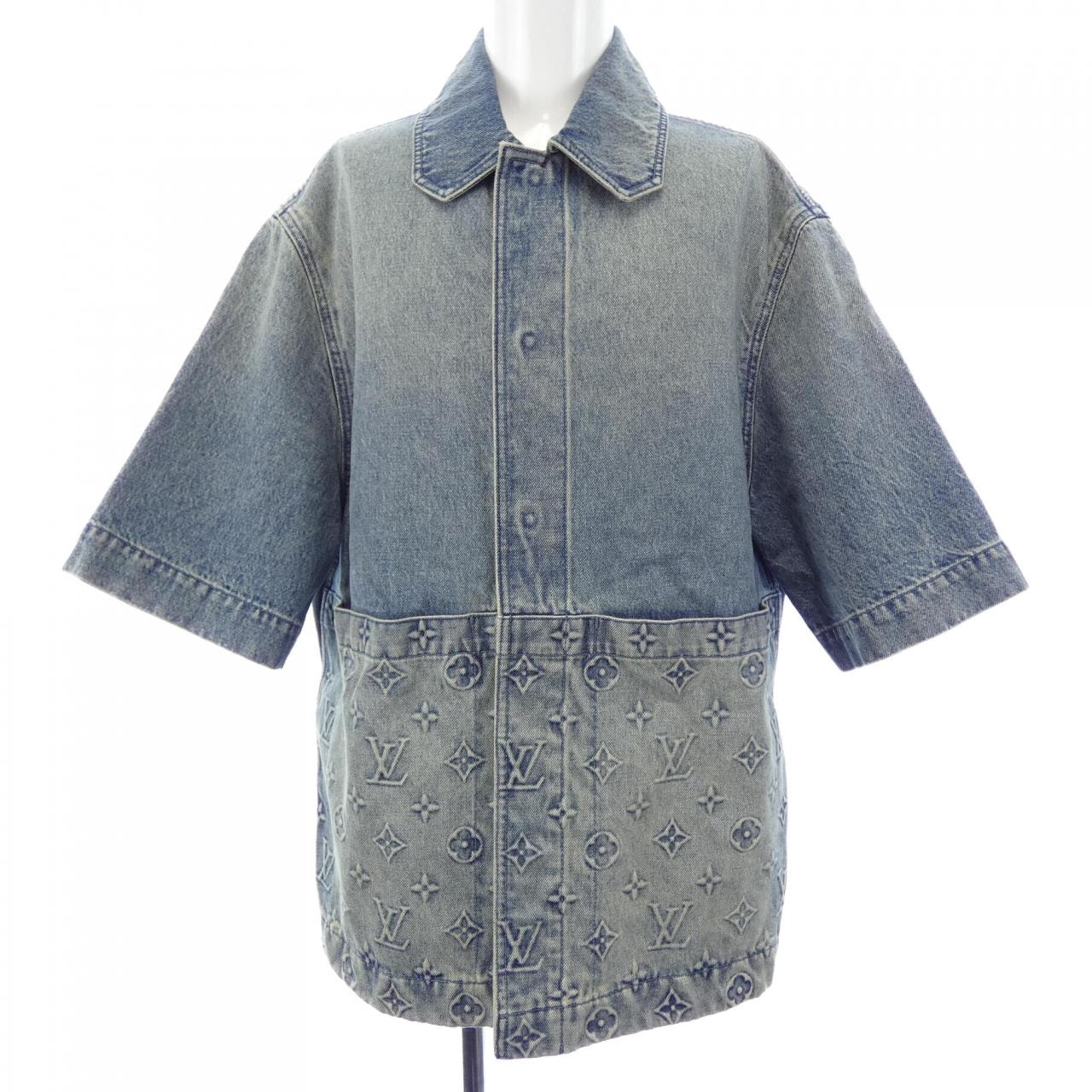 ルイヴィトン LOUIS VUITTON ショートスリーブデニムワークウエアシャツ HOS46WY38 デニムジャケット