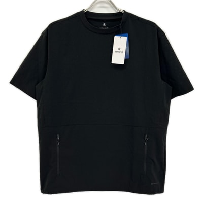 スノーピーク CS-26SU015 ブラック ポリエステル Breathable Quick Dry T-Shirt S
