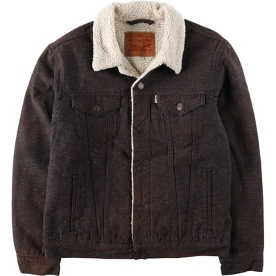 古着 リーバイス Levi's 中綿入り デニムボアジャケット メンズM相当/eaa633230