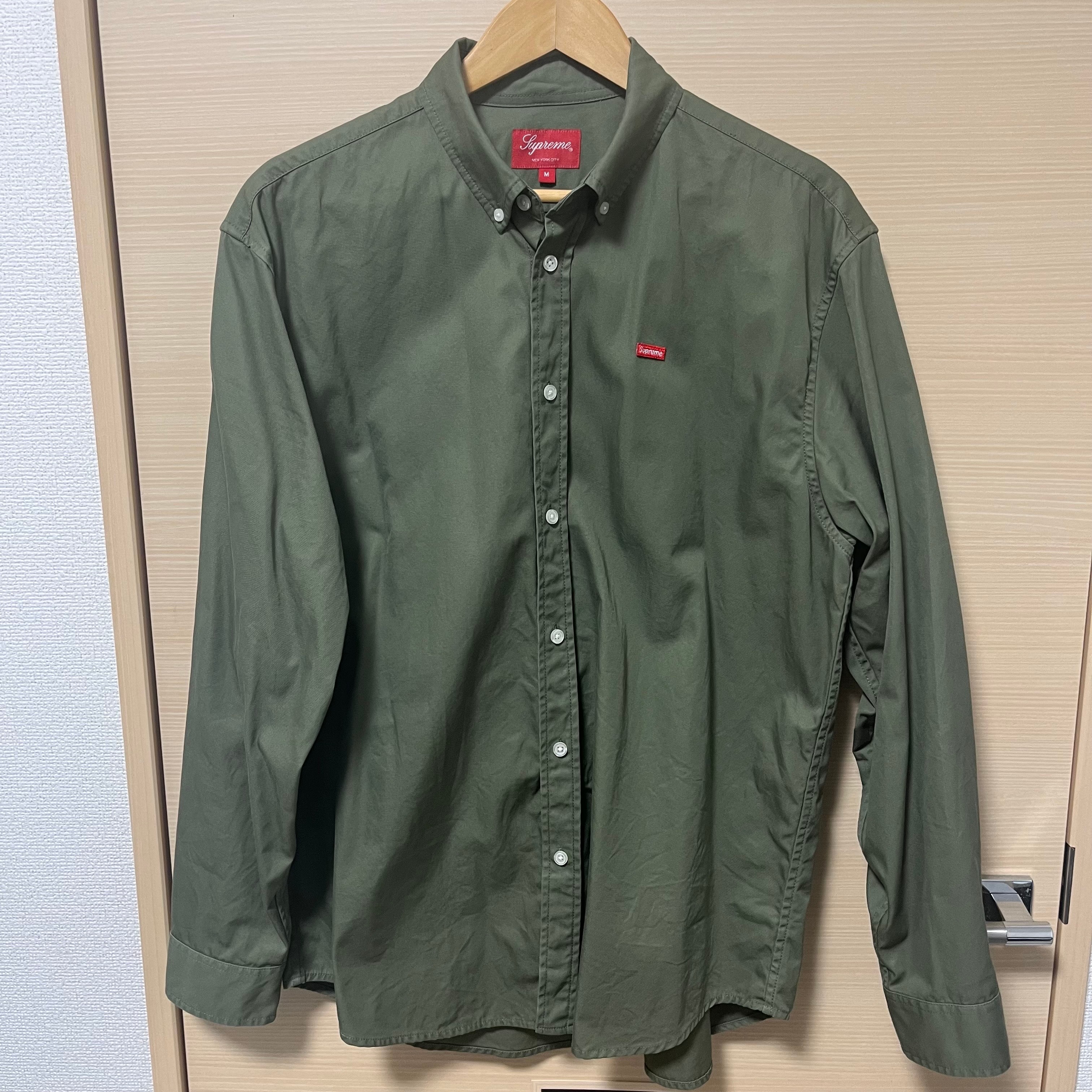 Supreme Small Box Shirt "Olive" (22FW)