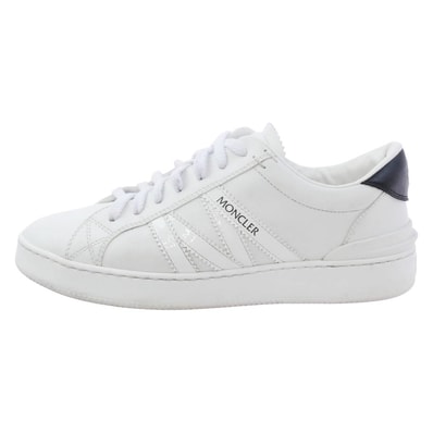 MONCLER モンクレール スニーカー MONACO M モナコM ローカット スニーカー ホワイト系 40【中古】