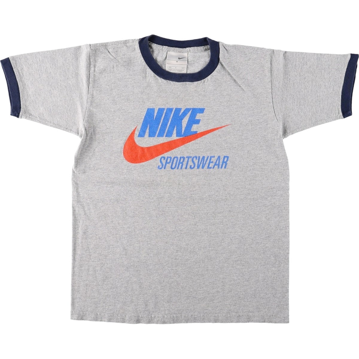 古着 00年代 ナイキ NIKE リンガーTシャツ レディースS相当 半袖/eaa684978