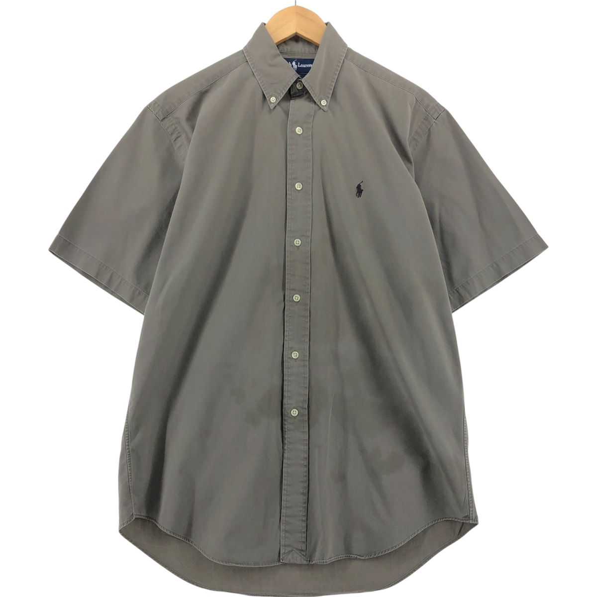 古着 ラルフローレン Ralph Lauren BLAKE 半袖 ボタンダウンシャツ メンズS相当/eaa537791