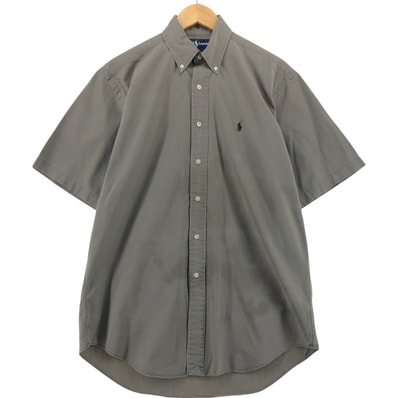 古着 ラルフローレン Ralph Lauren BLAKE 半袖 ボタンダウンシャツ メンズS相当/eaa537791