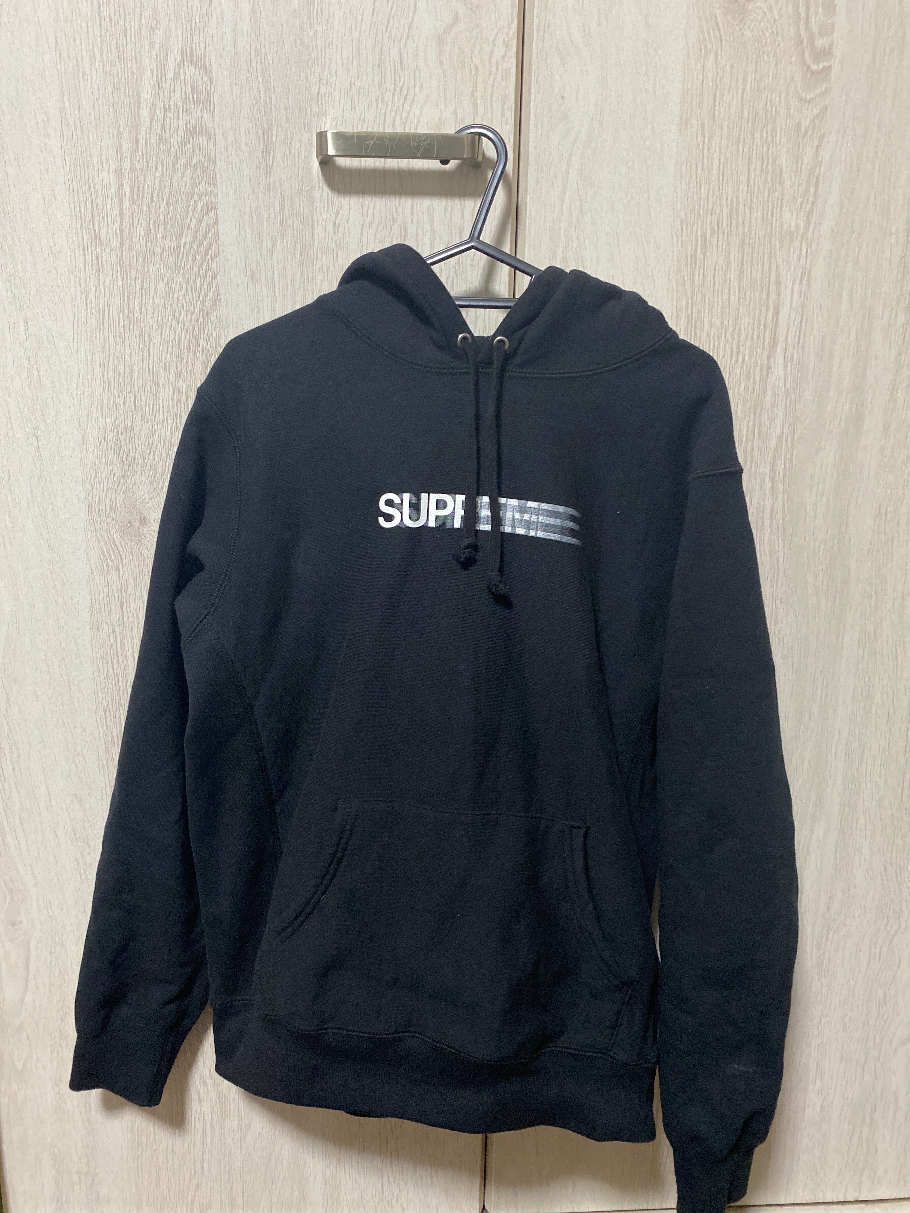 Supreme Motion Logo Hooded Sweatshirt "Black" (20SS)