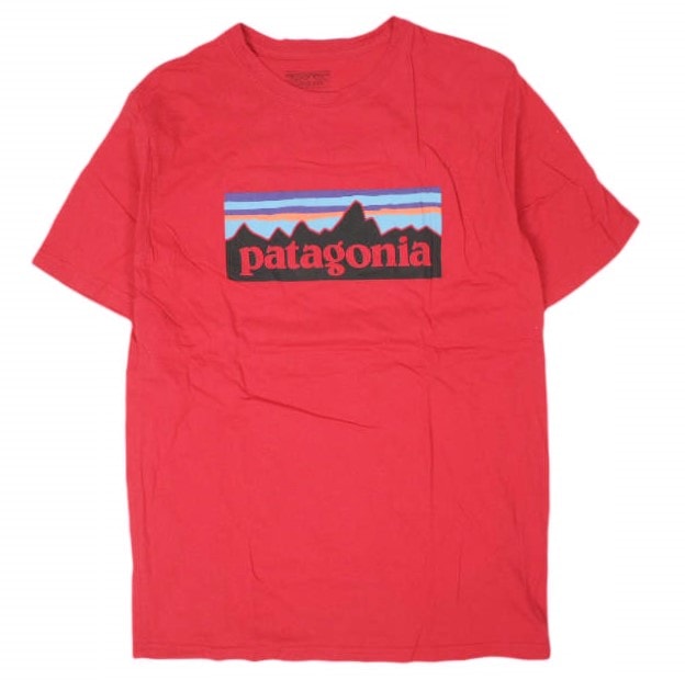 PATAGONIA パタゴニア 18SS Boys' P-6 Logo Organic T-Shirt キッズ ボーイズ・P-6ロゴ・オーガニック・Tシャツ 62153 XL(14) RED(FRE) 半袖 コットン トップス g13989