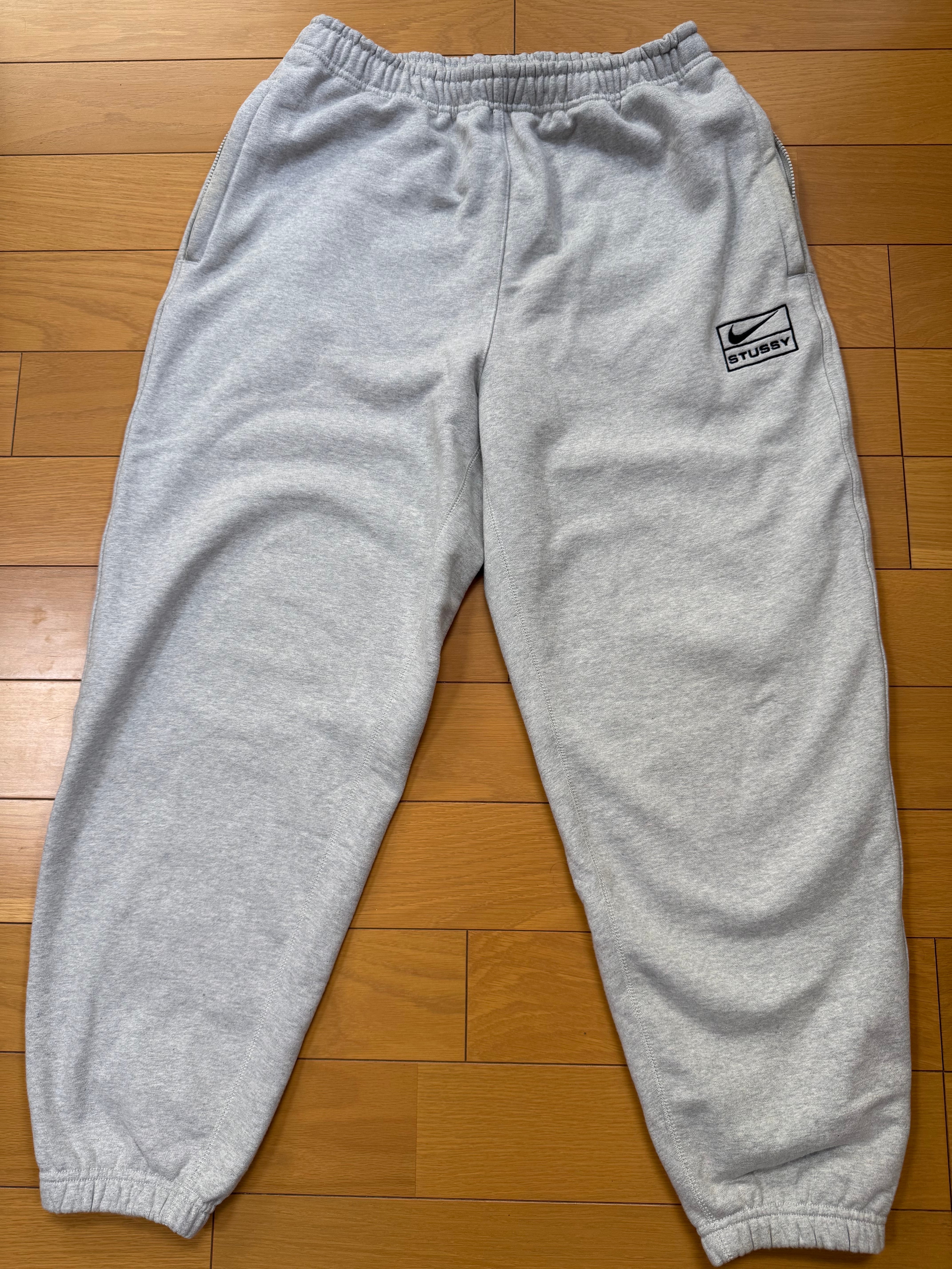 Stussy x Nike Fleece Pant "Grey Heather" (US Size) FN5231-050