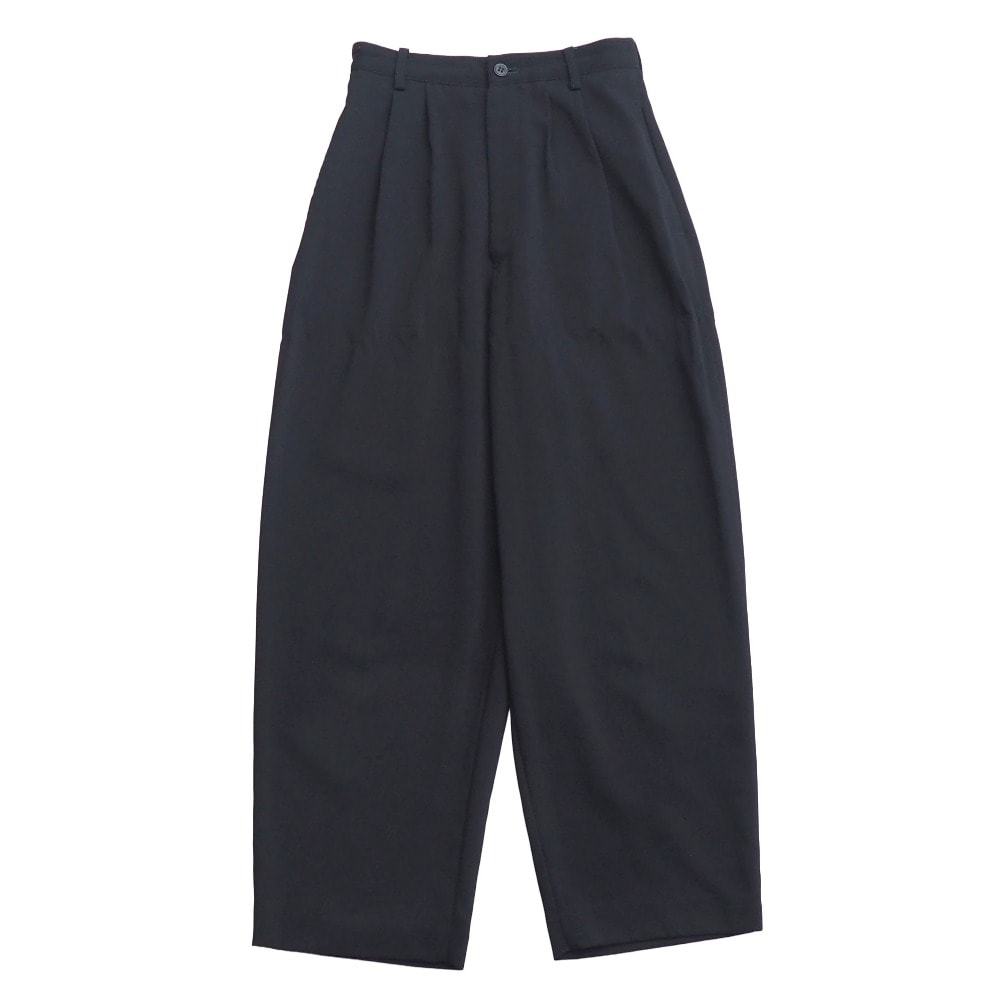 Yohji Yamamoto ヨウジヤマモト パンツ サイズSS ツータック テーパード ハイライズ スラックス ブランド古着【中古】20260609/RA9677