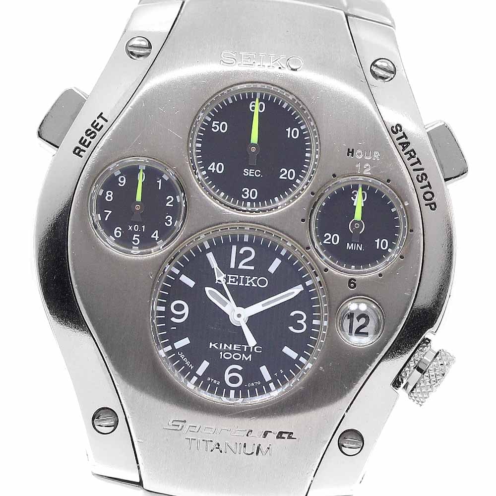 セイコー スポーチュラ キネティック メンズ 【中古】