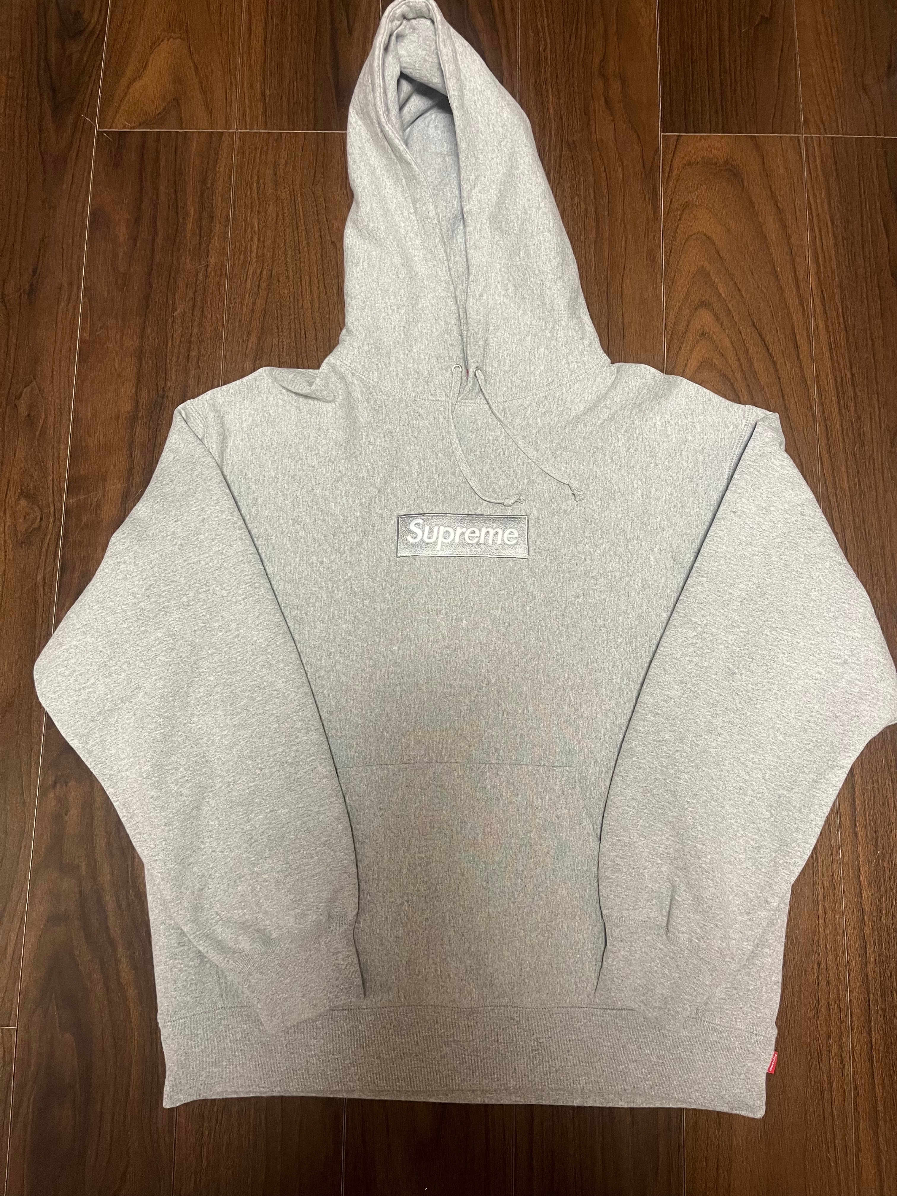 Supreme Box Logo Hooded Sweatshirt "Heather Grey" (24FW)