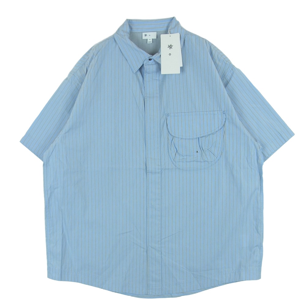 Goldwin ゴールドウィン 26SS GZ56105 Retroreflective Short Sleeved Shirt レトロ リフレクティブ ショート スリーブ 半袖 シャツ XL 4【極上美品】【中古】