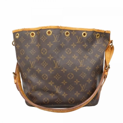 【6dc3637】ルイヴィトン ショルダーバッグ モノグラム プチノエ M42226 ブラウン【中古】レディース