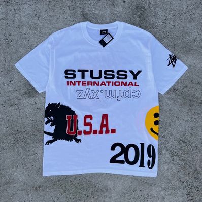 Stussy x Cactus Plant Flea Market USA 2019 Tee "White"