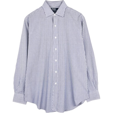 古着 ラルフローレン Ralph Lauren POLO by Ralph Lauren Philip 長袖 コットンチェックシャツ メンズXL相当/eaa662741