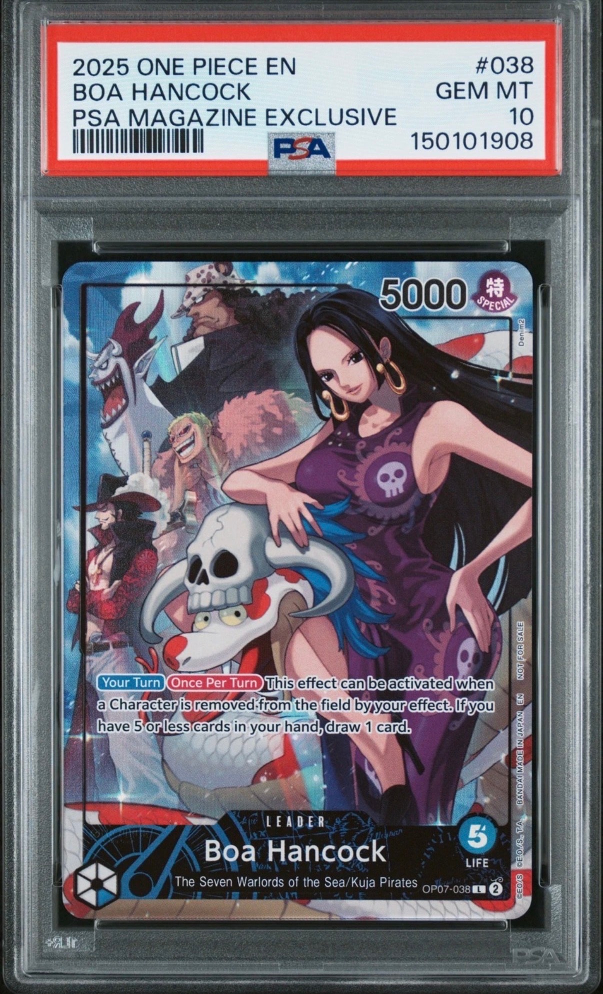 ②【PSA10】ペローナ SR-P OP06-093 双璧の覇者 美品】 ワンピースカードゲーム 双璧の覇者 ペローナ パラレル SR OP06