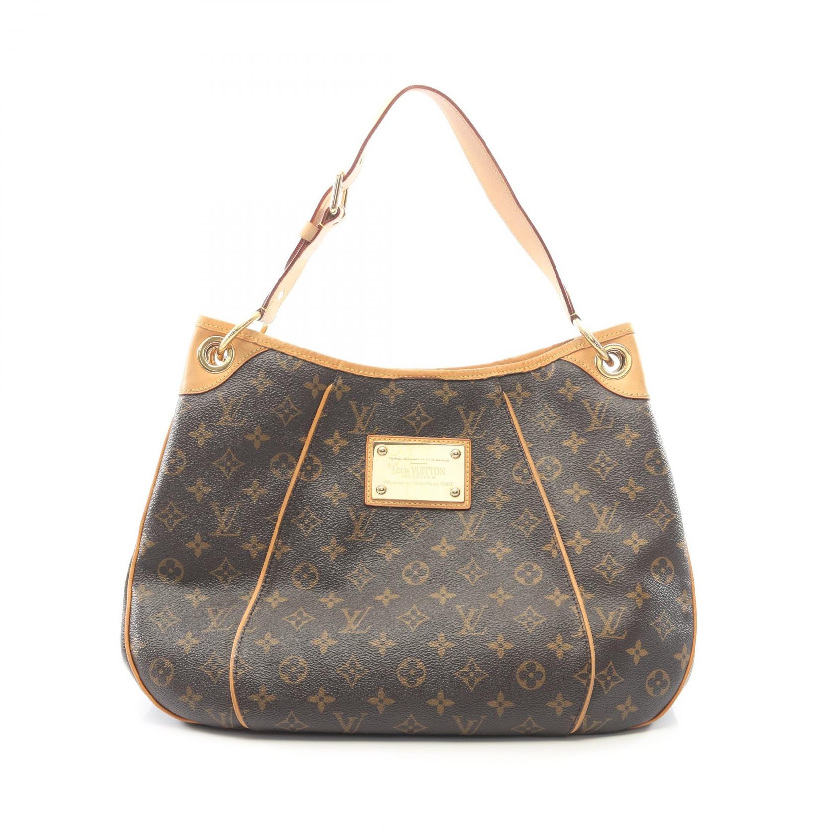 ルイ・ヴィトン LOUIS VUITTON ガリエラPM モノグラム ショルダーバッグ バッグ PVCコーティングキャンバス レザー レディース ブラウン系 M56382 【中古】