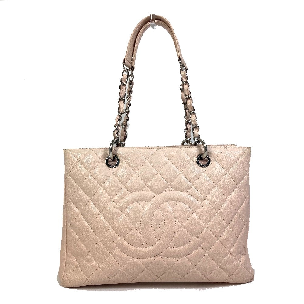 シャネル CHANEL マトラッセ  A50995 CC ココマーク  カバン チェーン GST ショルダーバッグ トートバッグ キャビアスキン ピンク