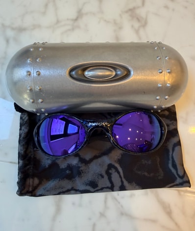 Oakley Factory Team Eye Jacket Bd Planet X "Blue"