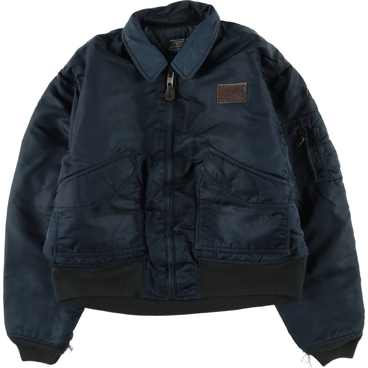 古着 民間品 ショット SCHOTT CWU-Rタイプ 中綿入り ミリタリー フライトジャケット メンズM相当/evb032456