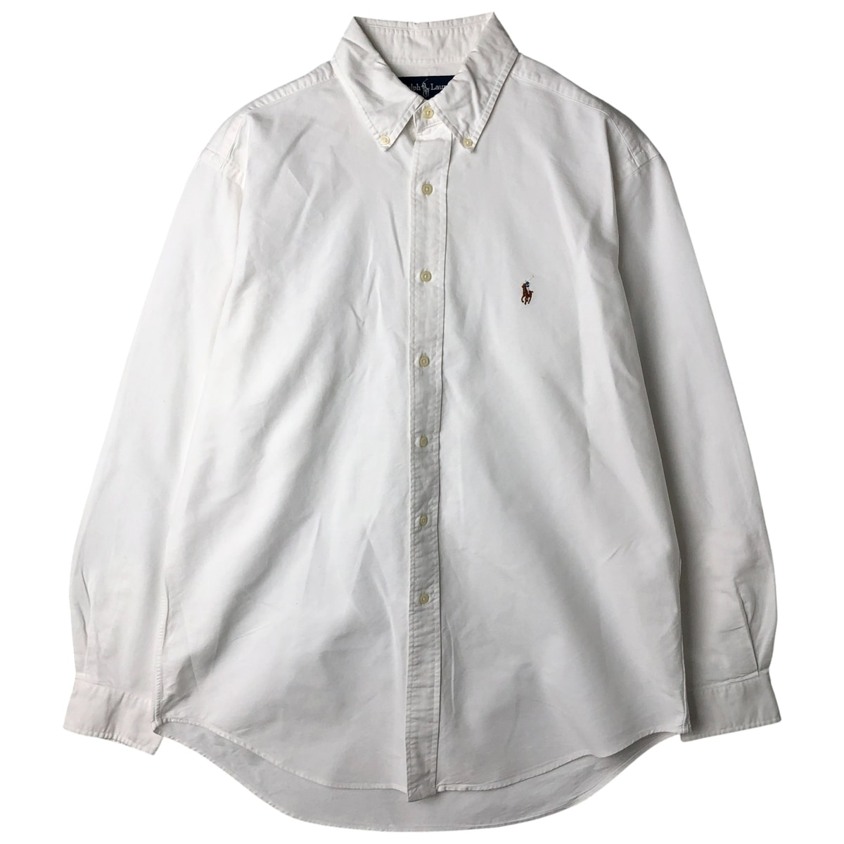 古着 ラルフローレン Ralph Lauren YARMOUTH 長袖 ボタンダウンシャツ メンズL相当/eaa609627