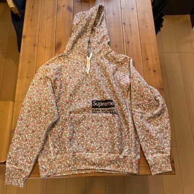 Supreme / JUNYA WATANABE COMME des GARCONS MAN Hooded Sweatshirt "Pink Flowers"