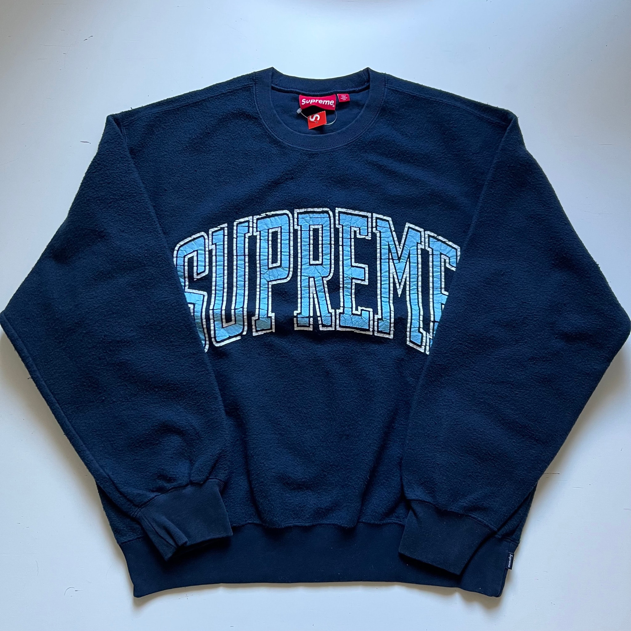 Supreme Inside Out Crewneck "Navy"