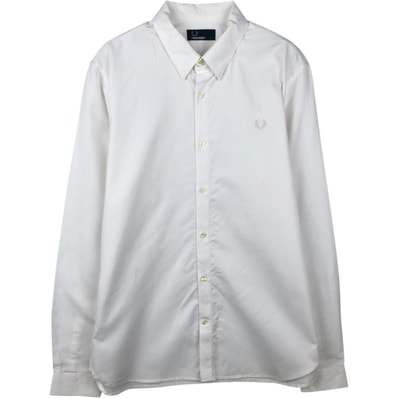 古着 フレッドペリー FRED PERRY 隠しボタンダウン 長袖 コットンシャツ メンズL相当/eaa637846