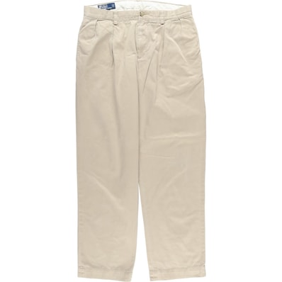 古着 ラルフローレン Ralph Lauren POLO by Ralph Lauren ETHAN PANT ツータック チノパンツ メンズw33相当/eaa606257