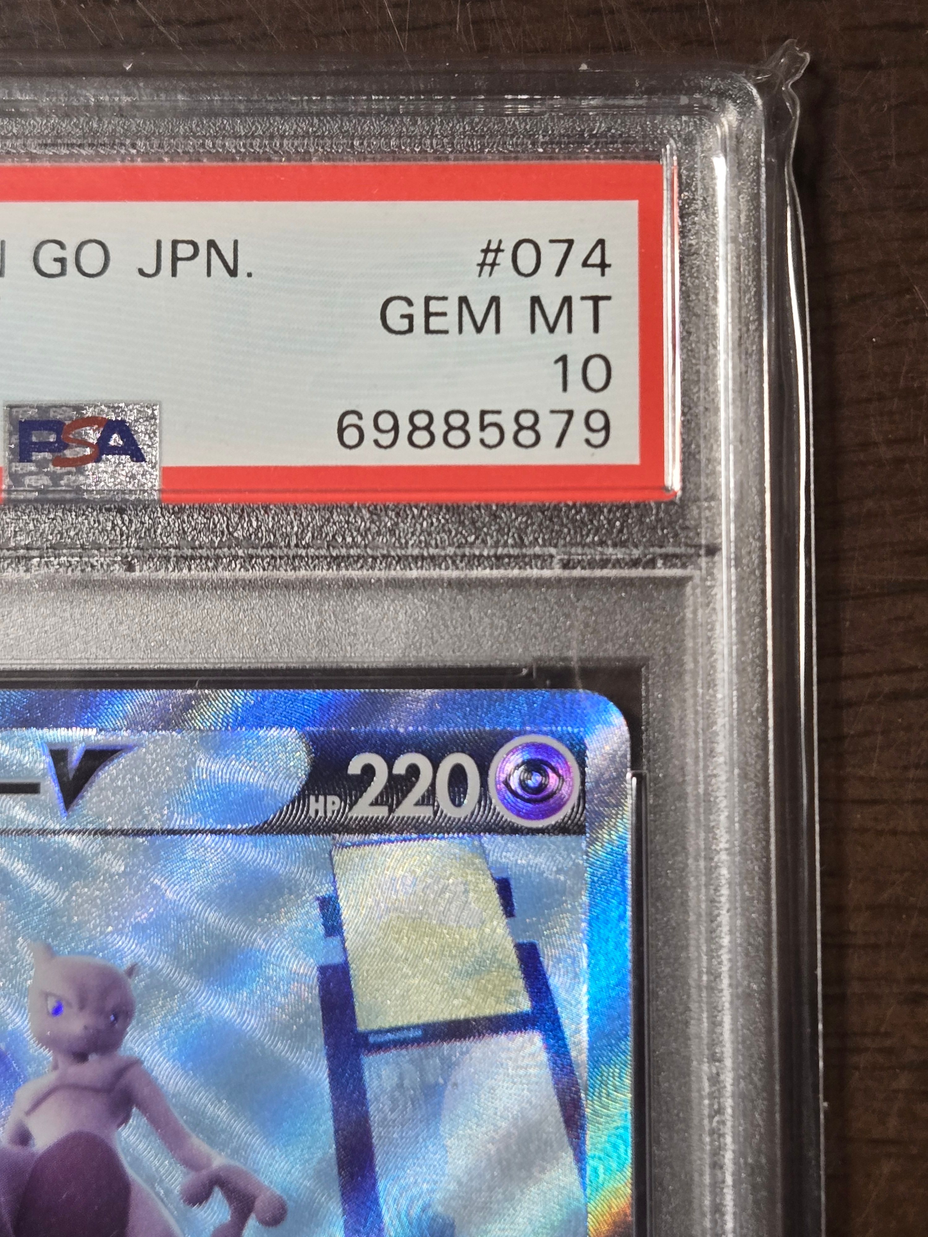 Mewtwo V SR SA 074/071 S10b Pokémon GO - Pokemon Card