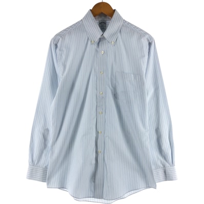 古着 ブルックスブラザーズ Brooks Brothers 346 マルチストライプ 長袖 ボタンダウンストライプシャツ メンズM相当/eaa498477