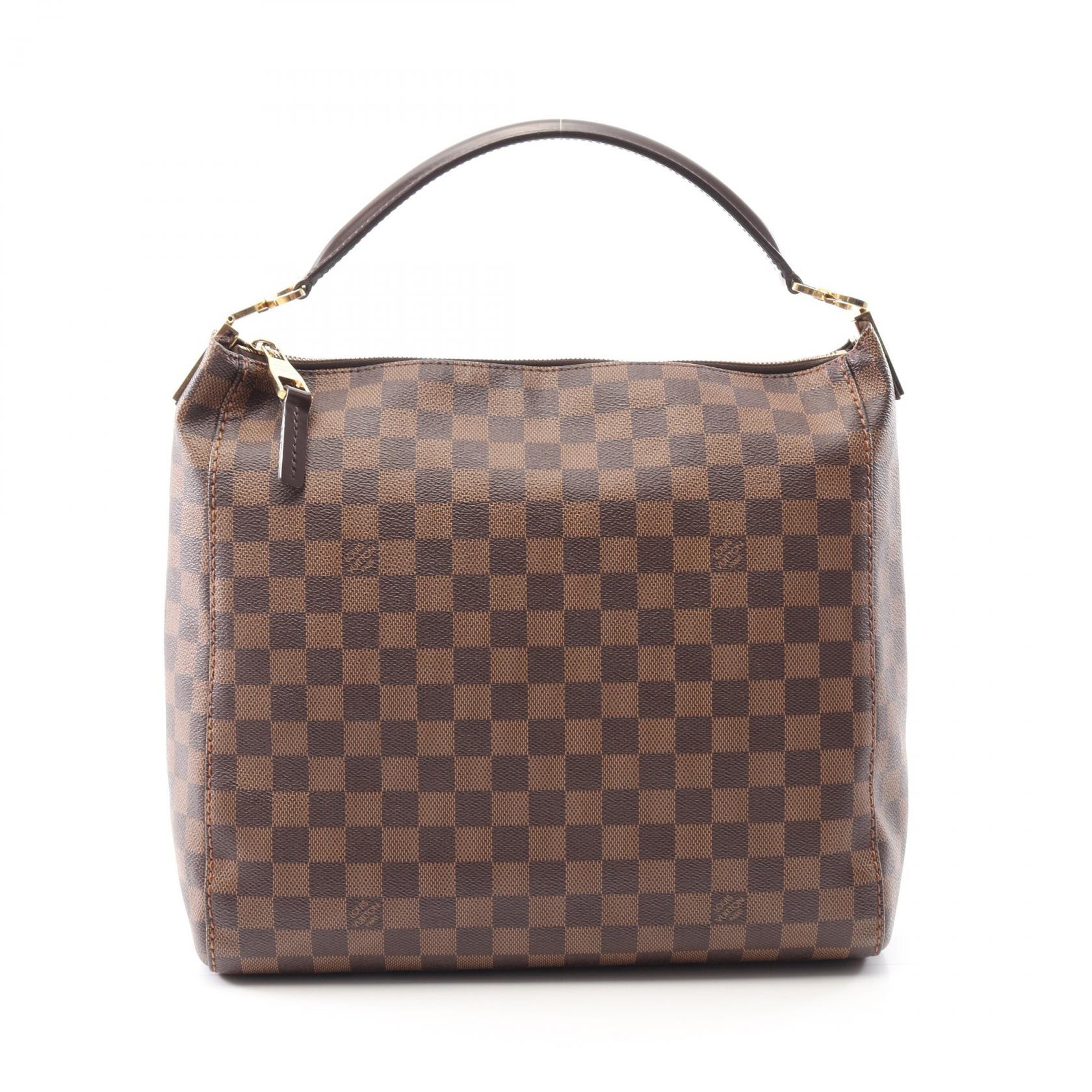 ルイ・ヴィトン LOUIS VUITTON ポートペローPM ショルダーバッグ バッグ PVCコーティングキャンバス レザー ダミエ エベヌ レディース ブラウン系 N41184 【中古】