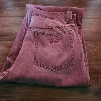 Supreme Baggy Jean (26SS) "Overdyed Purple"