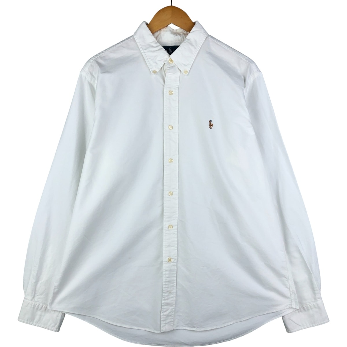 古着 ラルフローレン Ralph Lauren CUSTOM FIT 長袖 ボタンダウンシャツ メンズXL相当/eaa592723