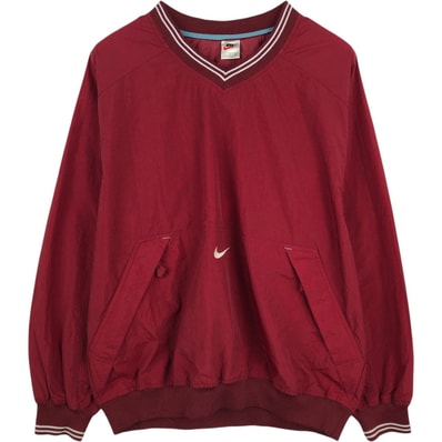 古着 90~00年代 ナイキ NIKE Vネック ナイロンプルオーバー メンズL相当 ヴィンテージ/eaa673437