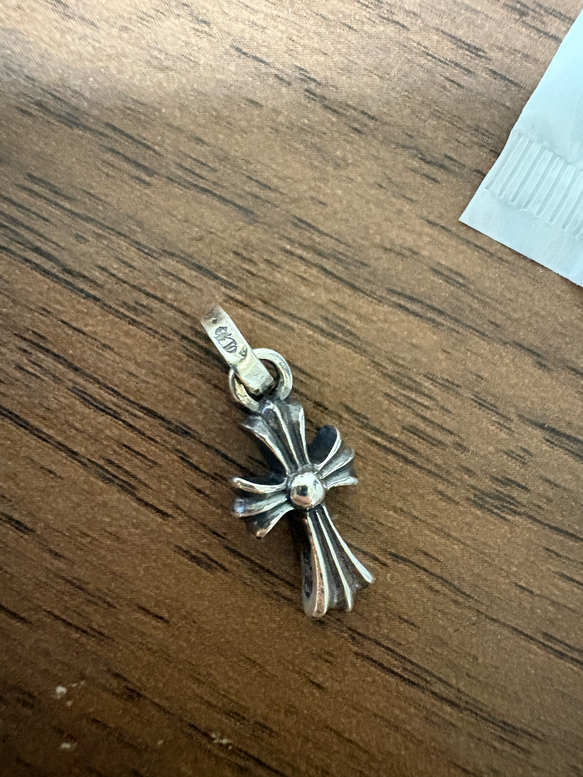 Chrome Hearts Cross Baby Fat Charm "Silver"