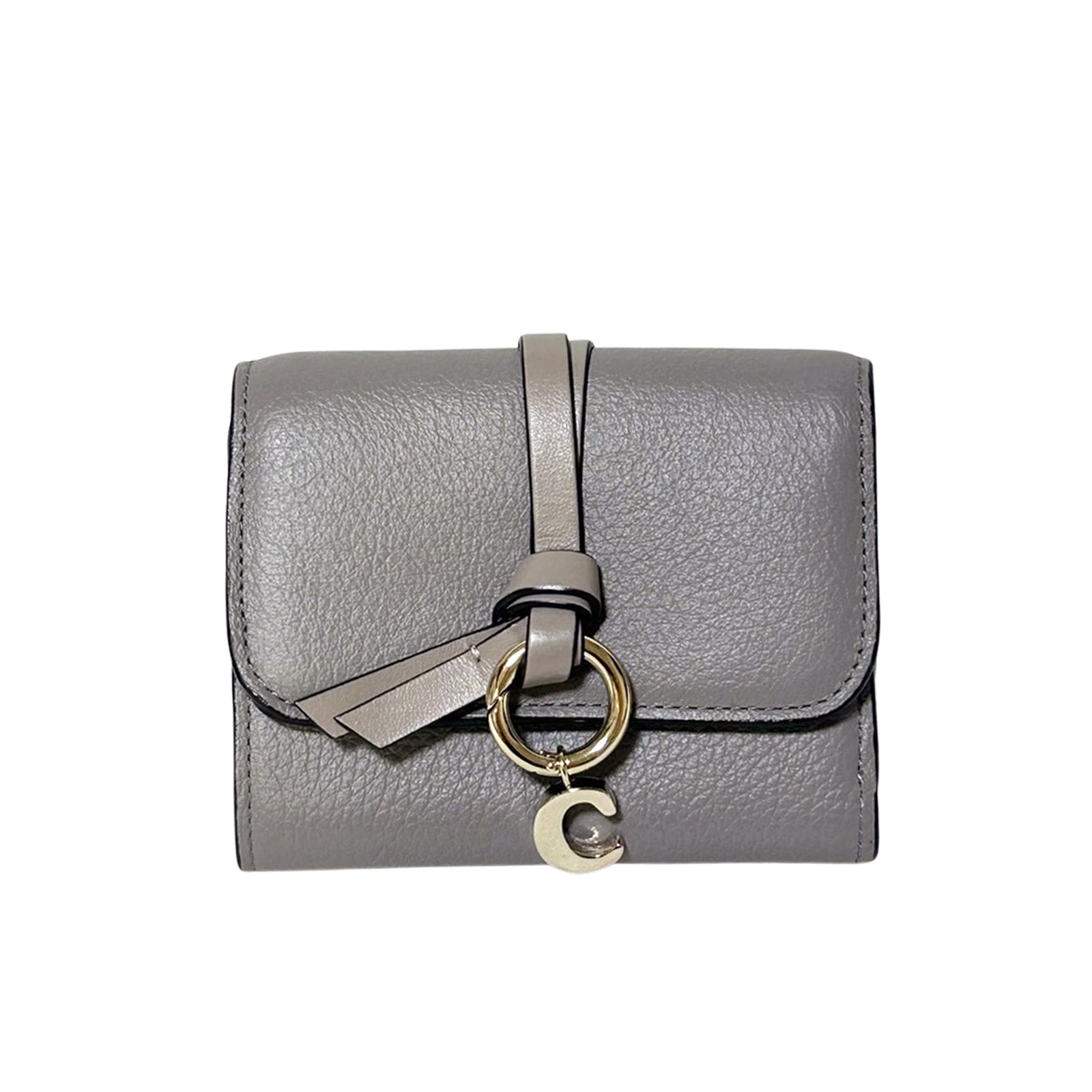 Chloe クロエ  スモールトリフォールド  CHC21WP718F57053  グレー  レディース 三つ折り財布