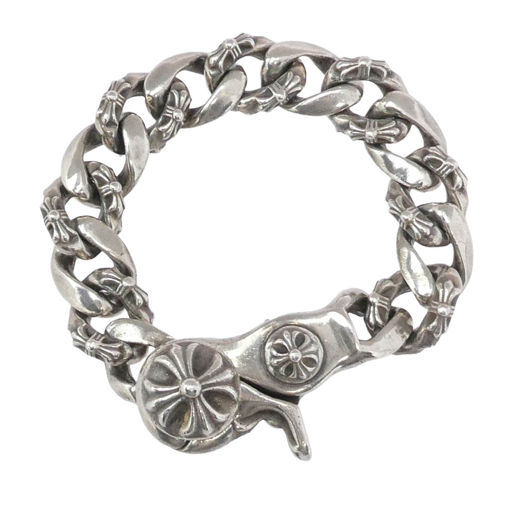 Chrome Hearts Fancy Chain Clip Bracelet "Silver"