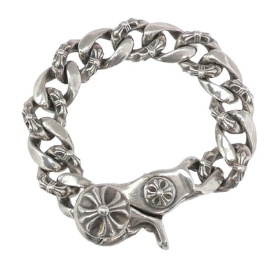 Chrome Hearts Fancy Chain Clip Bracelet "Silver"