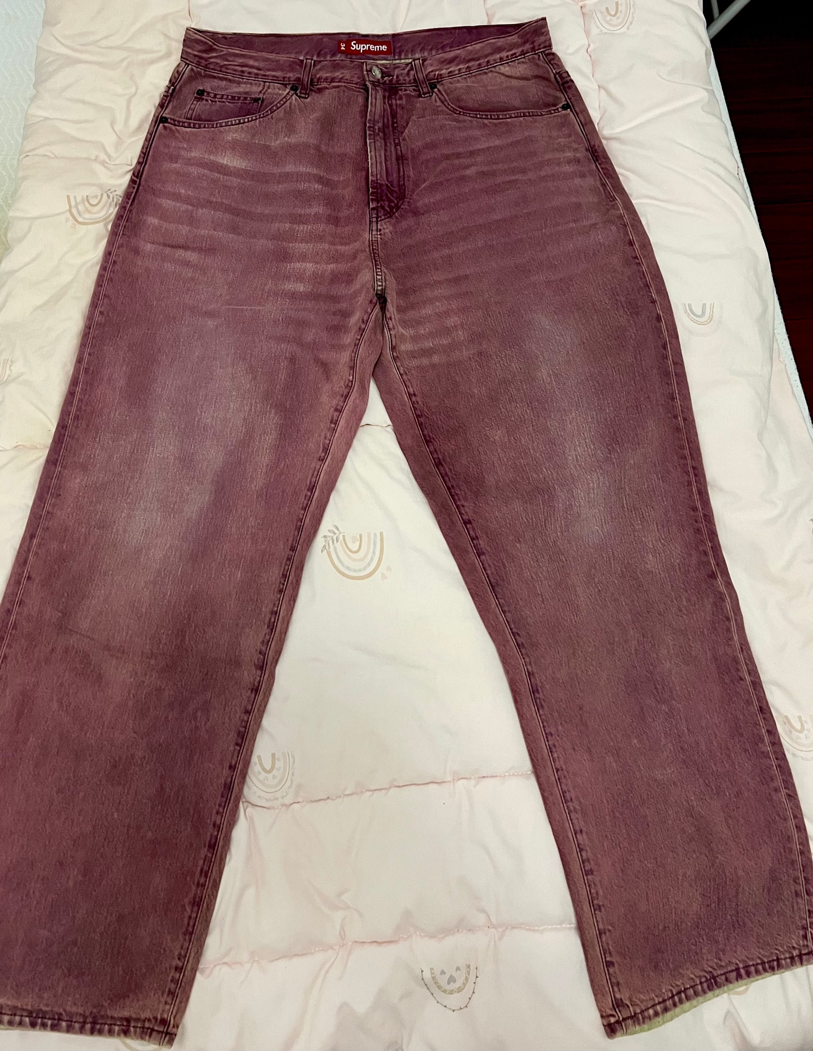 Supreme Baggy Jean (26SS) "Overdyed Purple"