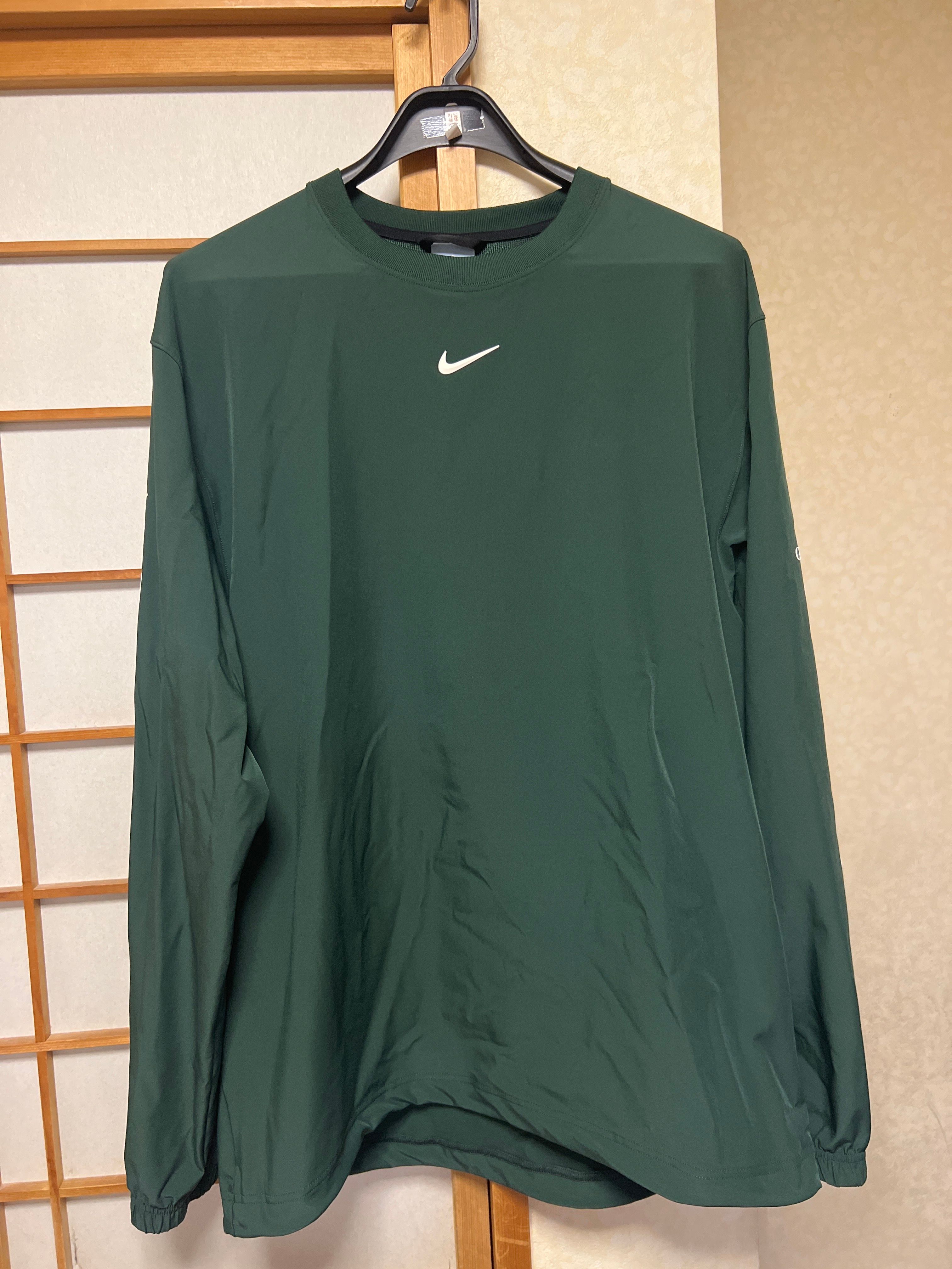 Nike NOCTA LONG SLEEVE WOVEN CREW "Pro Green"