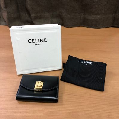 Celine C Small Wallet "Black"