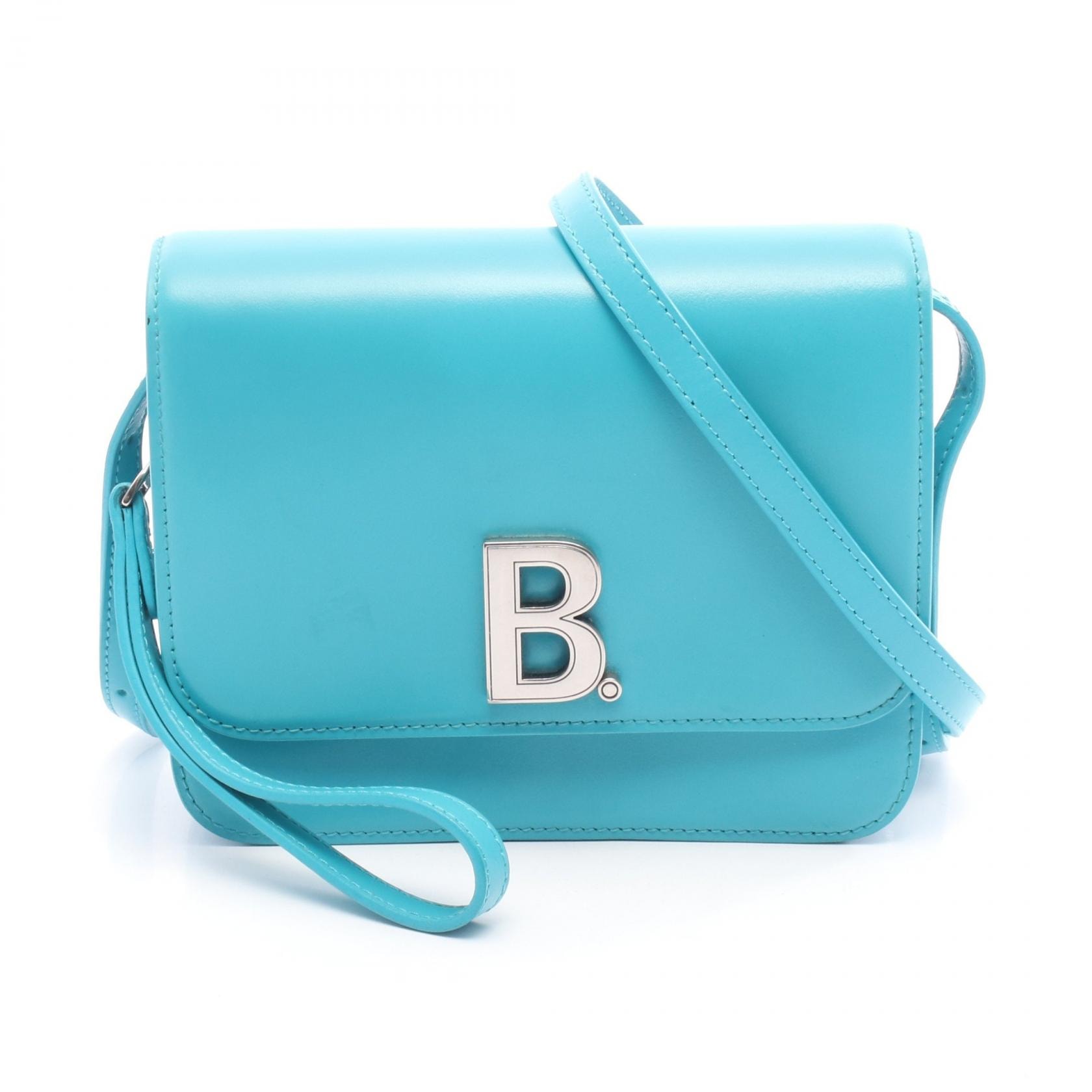 バレンシアガ BALENCIAGA ビードット ショルダーバッグ ショルダーバッグ バッグ レザー レディース ブルー系 592898 【中古】