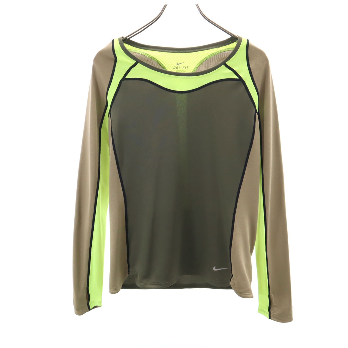 NIKE ナイキ トレーニング 長袖 ウェア L タンベージュ