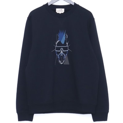 HERMES パンク H クルーネックスウェットトレーナー